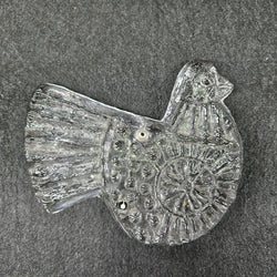 Vintage "Pukeberg Sweden" Large Glass Dove Suncatcher | Antique & Vintage | Moonee Ponds Antiques | Australia Wide Delivery