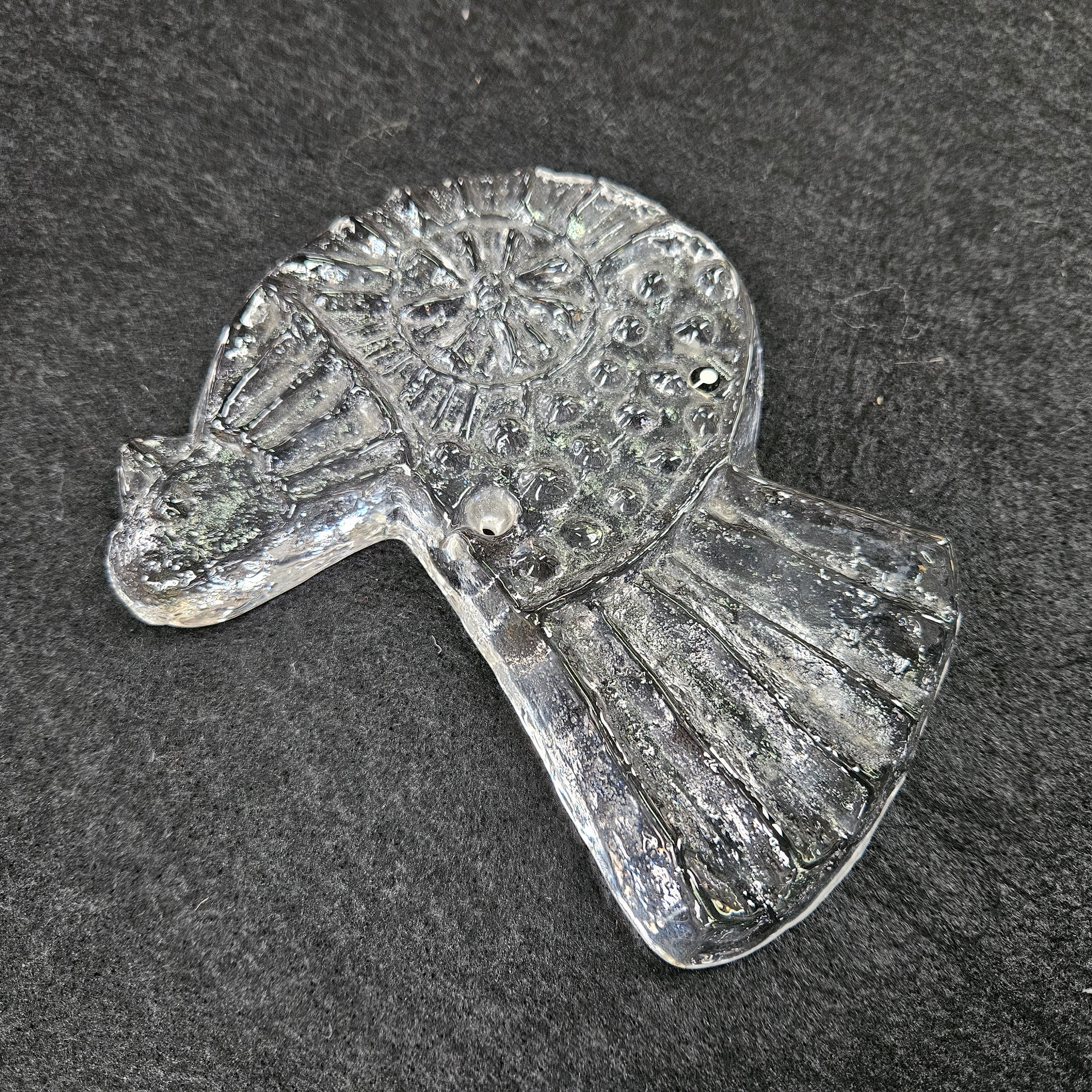 Vintage "Pukeberg Sweden" Large Glass Dove Suncatcher | Antique & Vintage | Moonee Ponds Antiques | Australia Wide Delivery