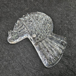 Vintage "Pukeberg Sweden" Large Glass Dove Suncatcher | Antique & Vintage | Moonee Ponds Antiques | Australia Wide Delivery