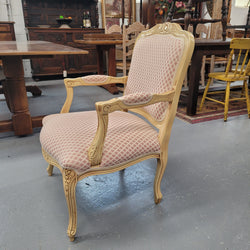 Contemporary French Style Lacquered Armchair Nicely Upholstered | Antique & Vintage | Moonee Ponds Antiques | Australia Wide Delivery
