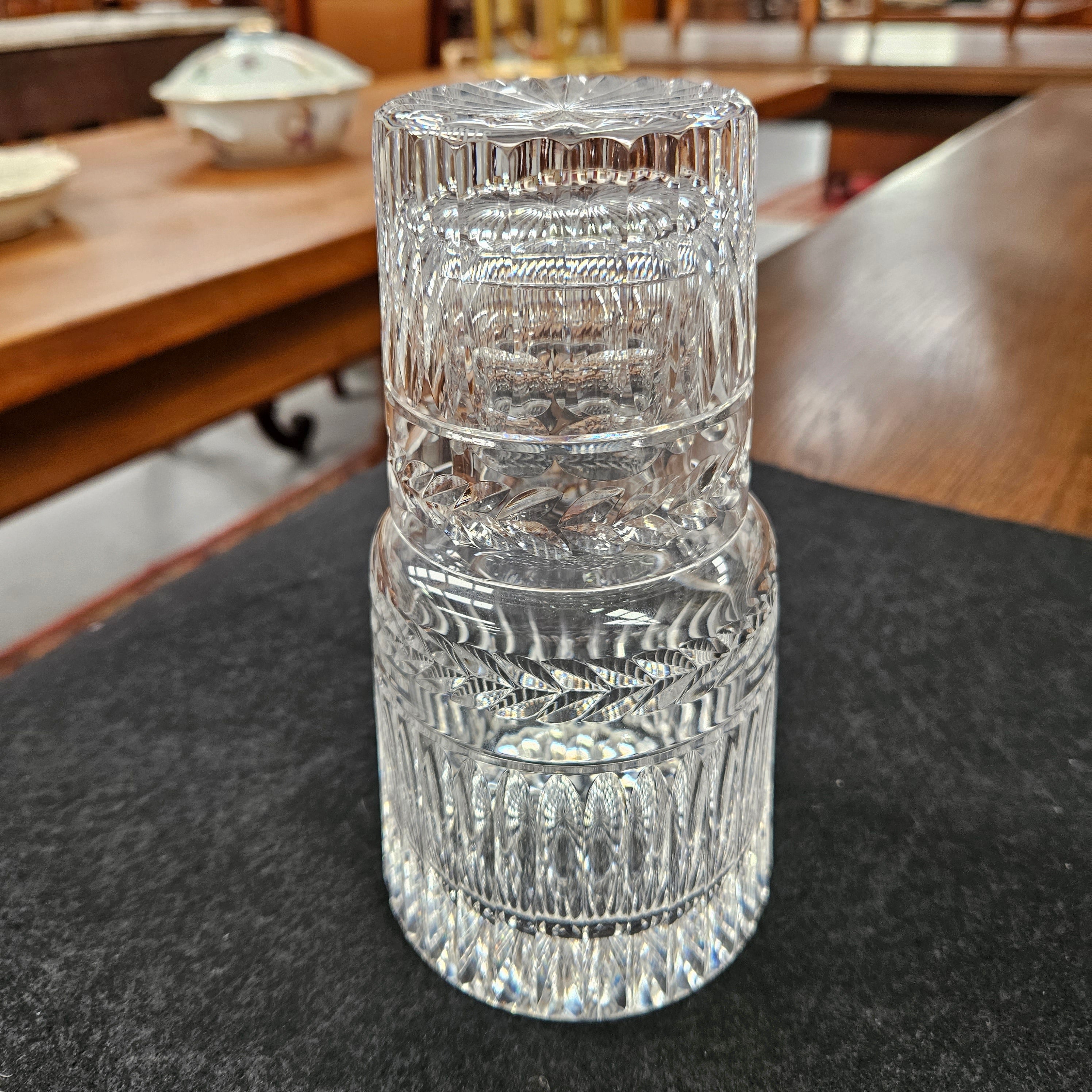 Stuart Crystal Water Carafe and Glass | Antique & Vintage | Moonee Ponds Antiques | Australia Wide Delivery