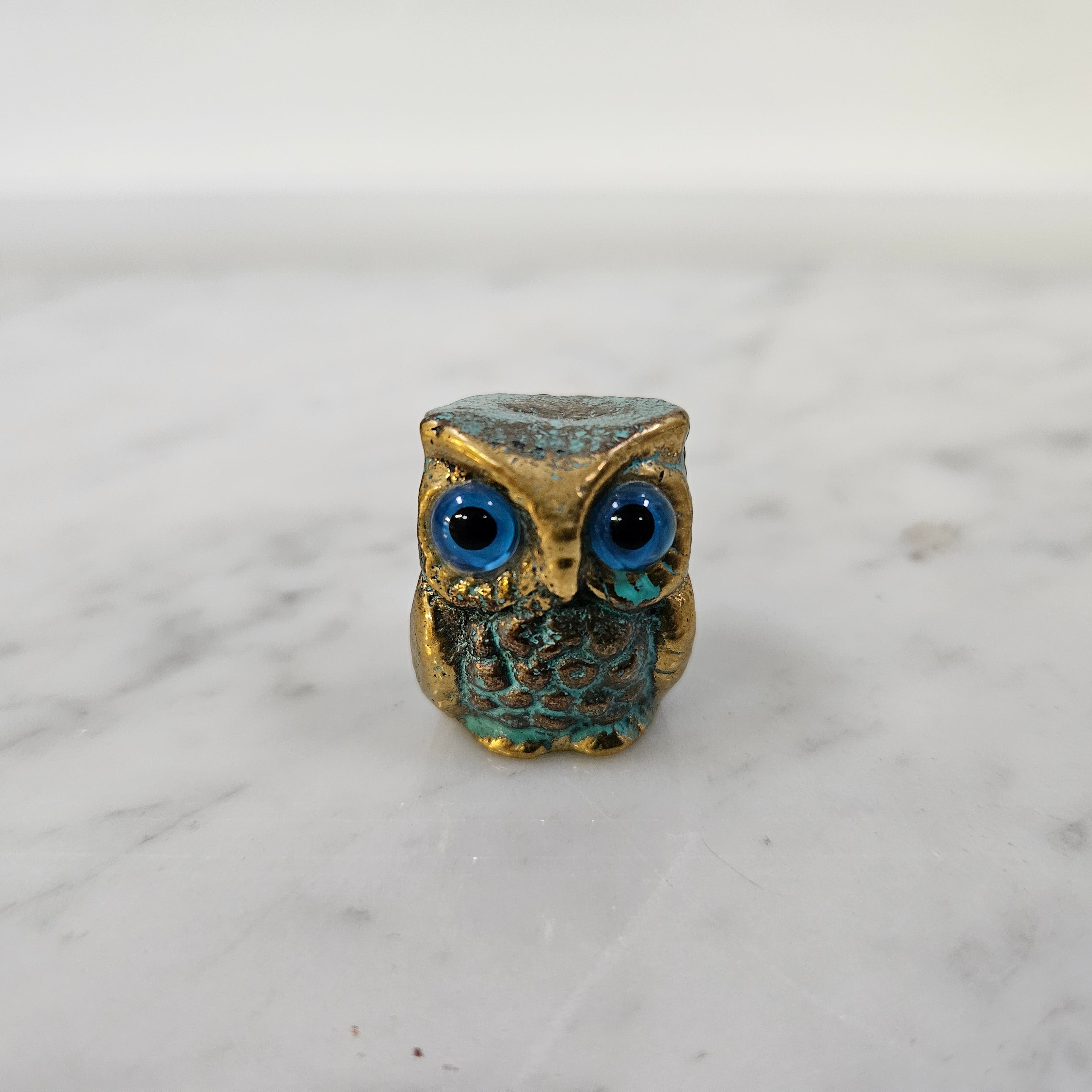 Small Vintage Brass Owl | Antique & Vintage | Moonee Ponds Antiques | Australia Wide Delivery