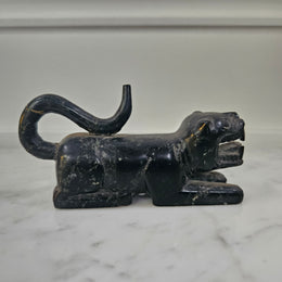 Vintage Assyrian Lion Stone Carving A/F