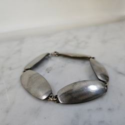 George Jensen Minimalist Design Pewter Bracelet | Antique & Vintage | Moonee Ponds Antiques | Australia Wide Delivery