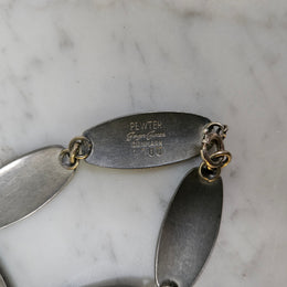 George Jensen Minimalist Design Pewter Bracelet