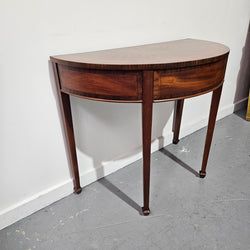 Vintage Semicircle Georgian Style Table | Antique & Vintage | Moonee Ponds Antiques | Australia Wide Delivery