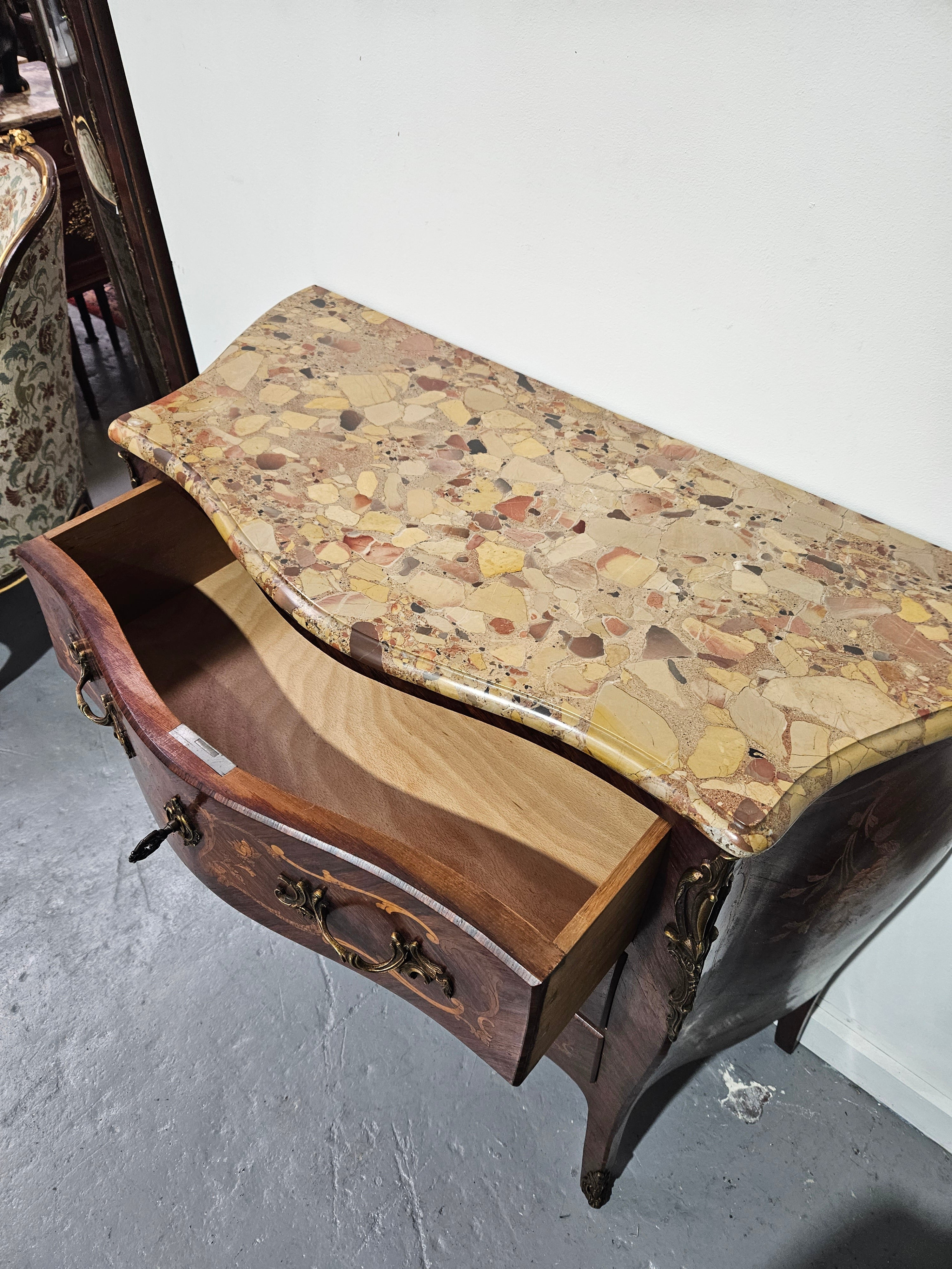 Antique Rosewood Marquetry Inlaid Commode | Antique & Vintage | Moonee Ponds Antiques | Australia Wide Delivery