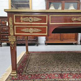 Belle Époque Gilt Bronze Mounted Bureau Plat
