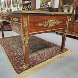 Belle Époque Gilt Bronze Mounted Bureau Plat