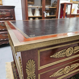 Belle Époque Gilt Bronze Mounted Bureau Plat