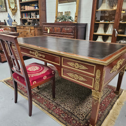 Belle Époque Gilt Bronze Mounted Bureau Plat