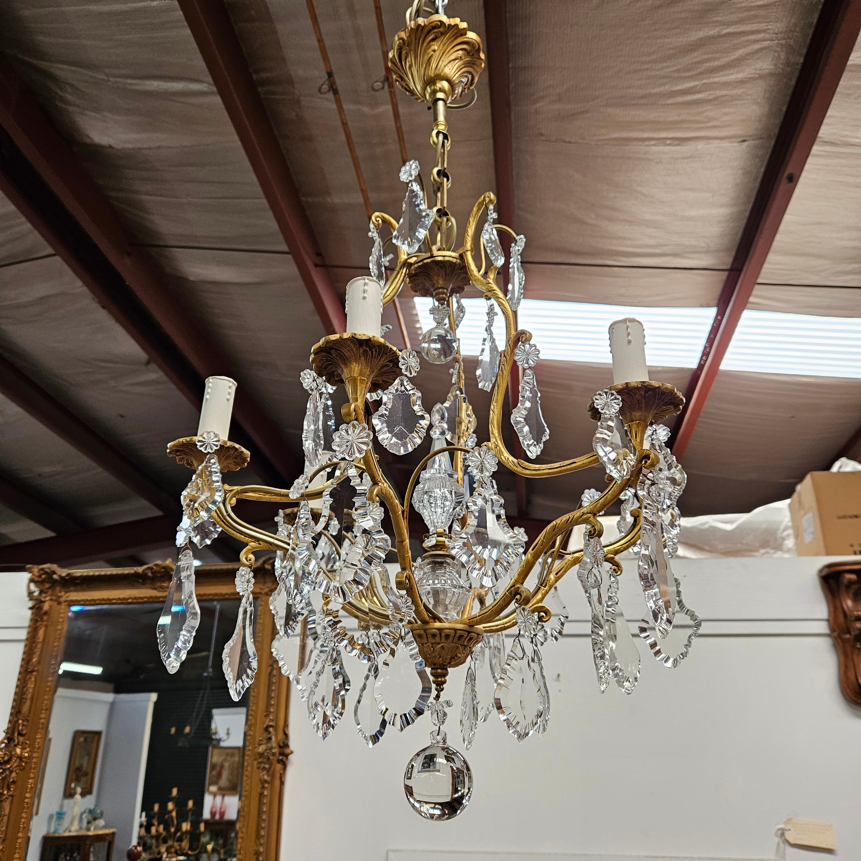 Antique Fine French Parisian Chandelier | Antique & Vintage | Moonee Ponds Antiques | Australia Wide Delivery