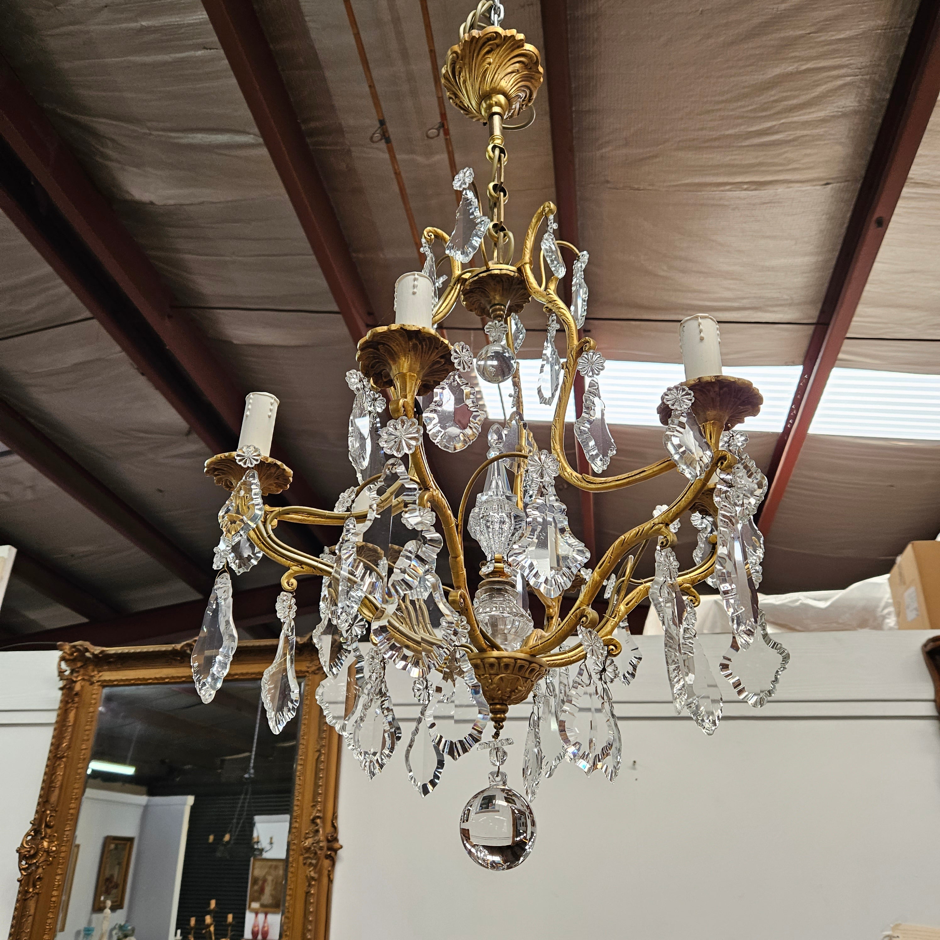 Antique Fine French Parisian Chandelier | Antique & Vintage | Moonee Ponds Antiques | Australia Wide Delivery