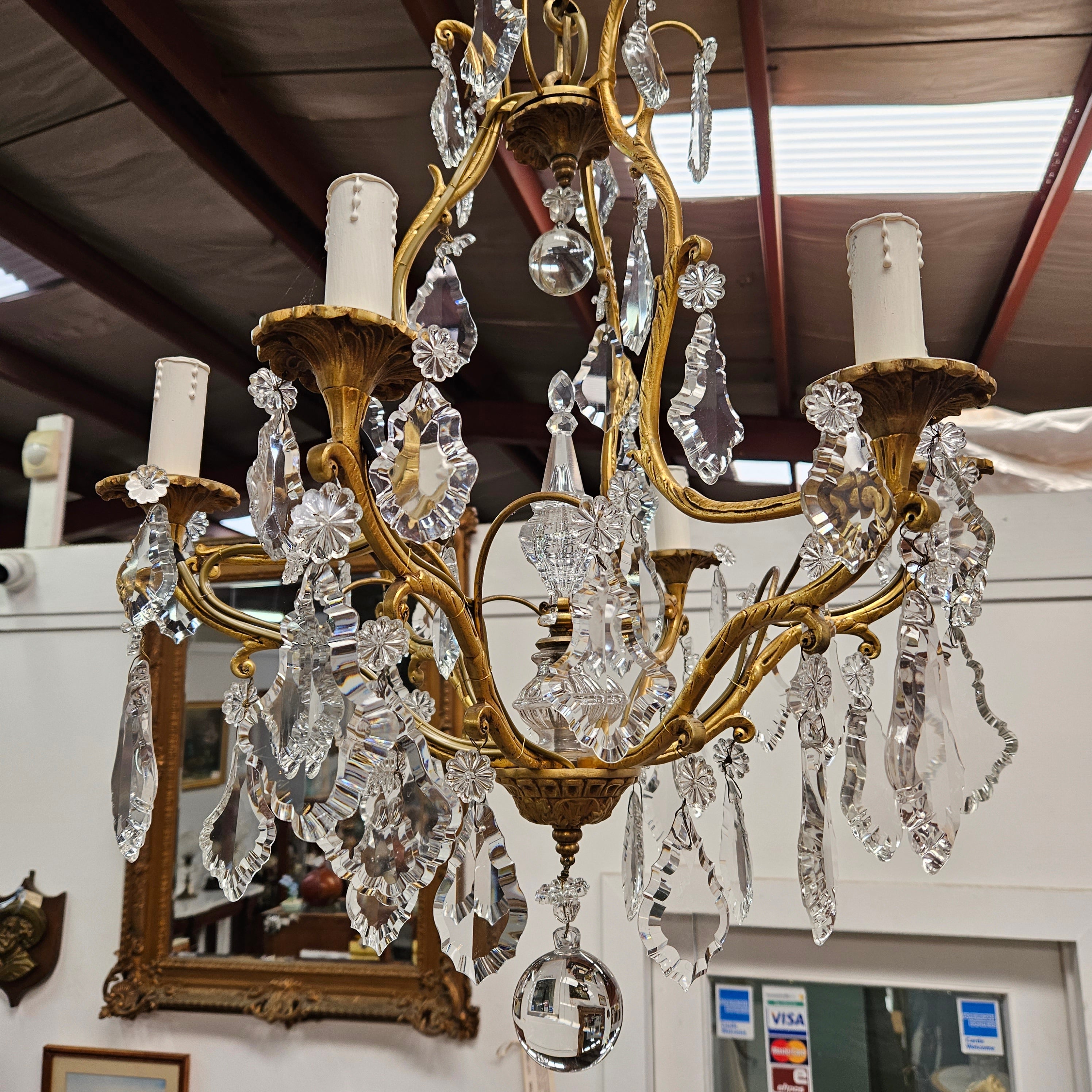Antique Fine French Parisian Chandelier | Antique & Vintage | Moonee Ponds Antiques | Australia Wide Delivery