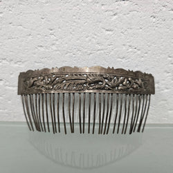 Antique Chinese Silver Hair Comb | Antique & Vintage | Moonee Ponds Antiques | Australia Wide Delivery