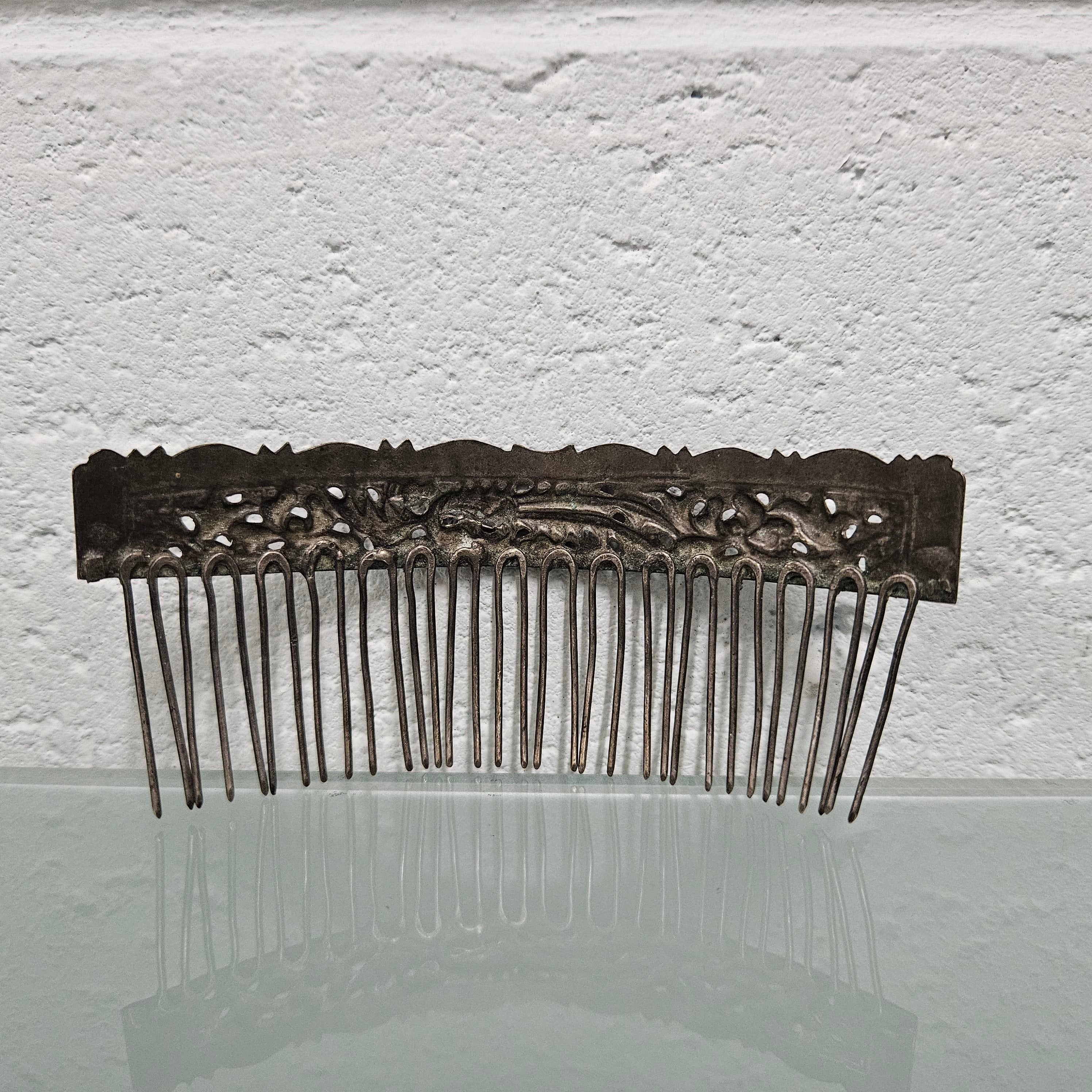 Antique Chinese Silver Hair Comb | Antique & Vintage | Moonee Ponds Antiques | Australia Wide Delivery