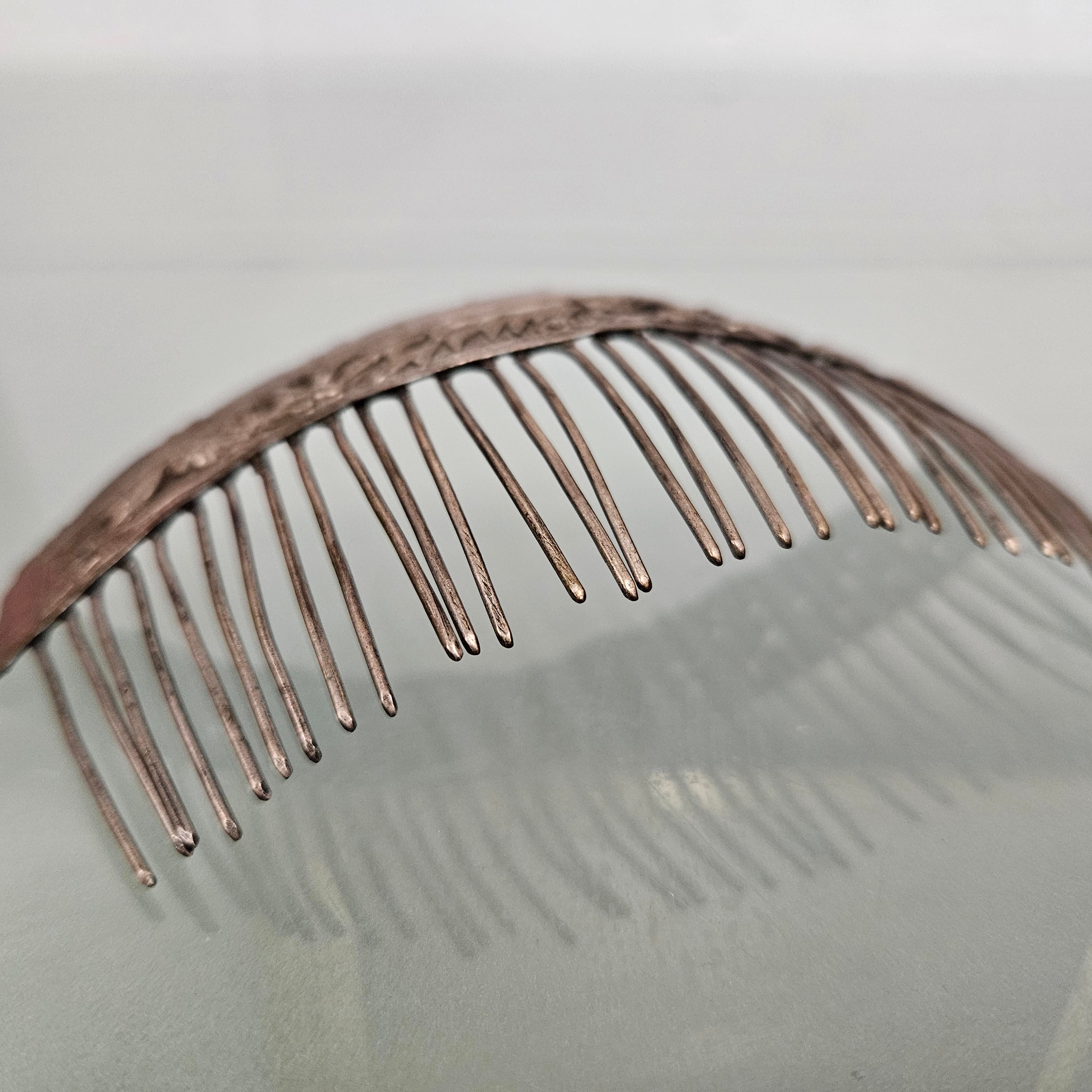 Antique Chinese Silver Hair Comb | Antique & Vintage | Moonee Ponds Antiques | Australia Wide Delivery