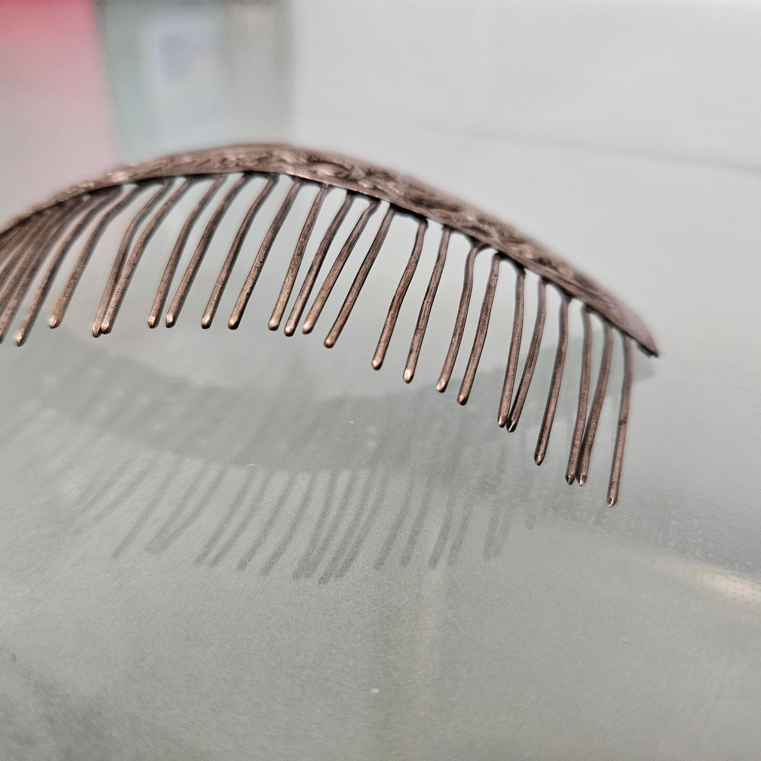 Antique Chinese Silver Hair Comb | Antique & Vintage | Moonee Ponds Antiques | Australia Wide Delivery
