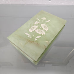 Superb Alabaster Hinged Lid Jewellery Box | Antique & Vintage | Moonee Ponds Antiques | Australia Wide Delivery