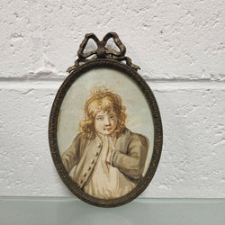 Antique Framed Miniature Water Color | Antique & Vintage | Moonee Ponds Antiques | Australia Wide Delivery