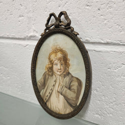 Antique Framed Miniature Water Color | Antique & Vintage | Moonee Ponds Antiques | Australia Wide Delivery
