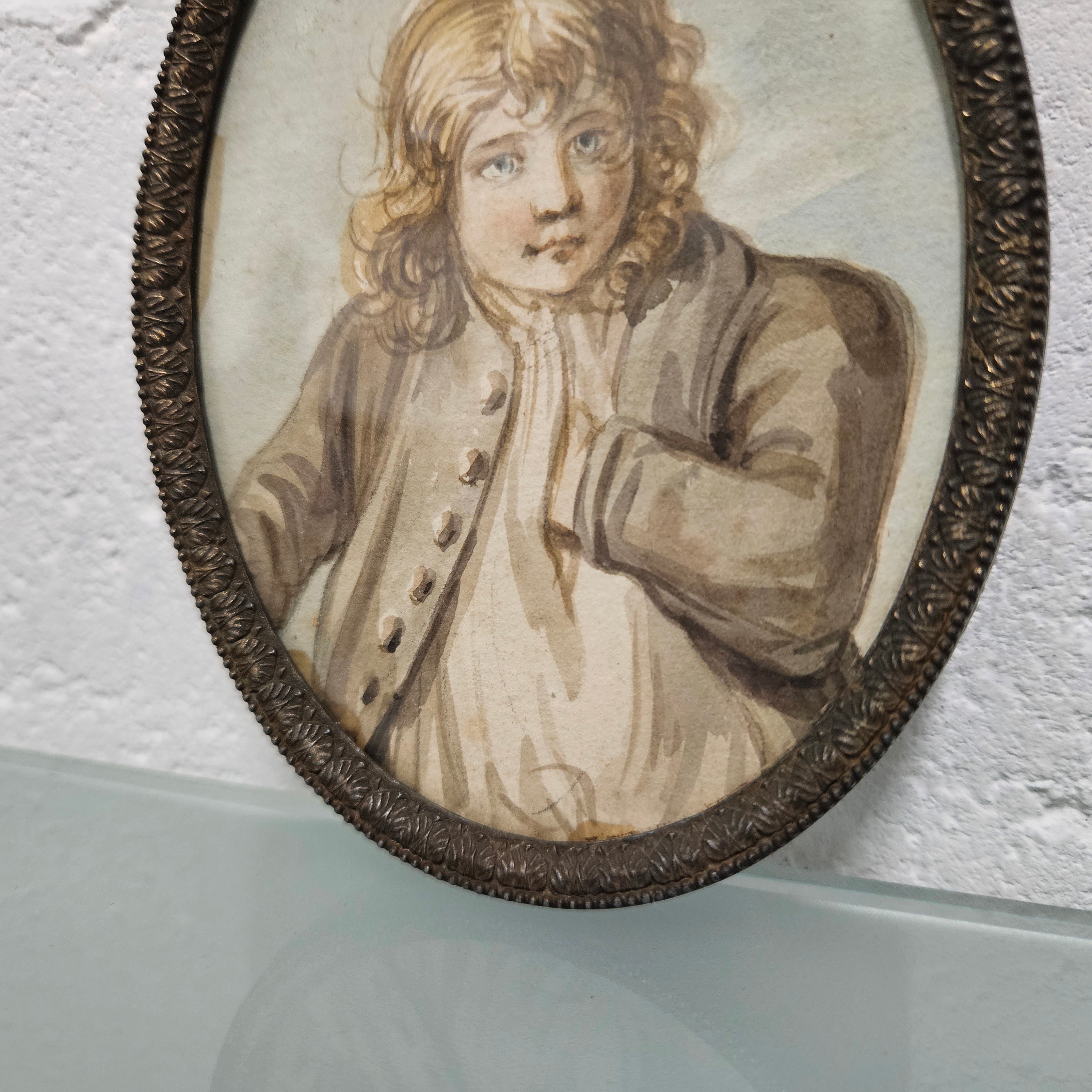 Antique Framed Miniature Water Color | Antique & Vintage | Moonee Ponds Antiques | Australia Wide Delivery