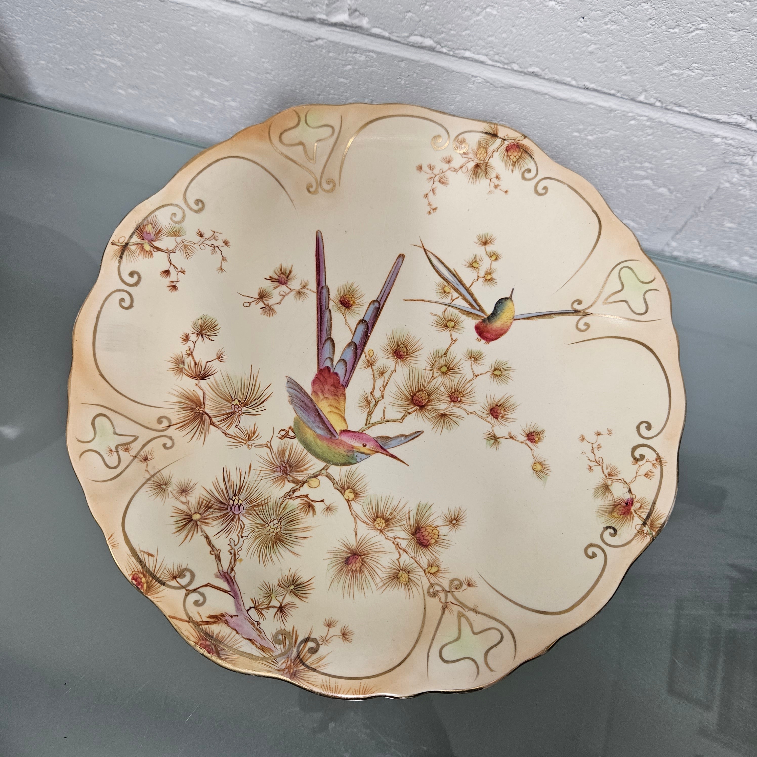 Beautifully Decorated Crown Ducal Cake Stand | Antique & Vintage | Moonee Ponds Antiques | Australia Wide Delivery