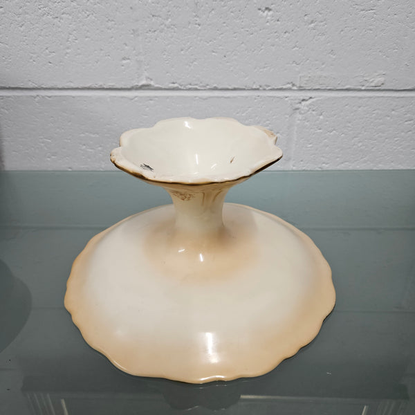 Delightful Crown Ducal Cake Stand decorated with Birds and Flora.  Please see photos as they form part of the description.