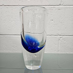 Sommerso Style Heavy Glass Vase | Antique & Vintage | Moonee Ponds Antiques | Australia Wide Delivery