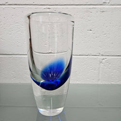 Sommerso Style Heavy Glass Vase | Antique & Vintage | Moonee Ponds Antiques | Australia Wide Delivery