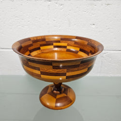Vintage Nut/Fruit Inlaid Wooden Bowl | Antique & Vintage | Moonee Ponds Antiques | Australia Wide Delivery
