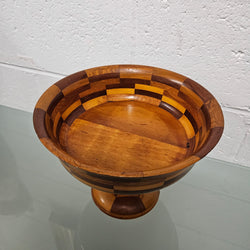 Vintage Nut/Fruit Inlaid Wooden Bowl | Antique & Vintage | Moonee Ponds Antiques | Australia Wide Delivery