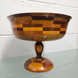 Vintage Nut/Fruit Inlaid Wooden Bowl | Antique & Vintage | Moonee Ponds Antiques | Australia Wide Delivery