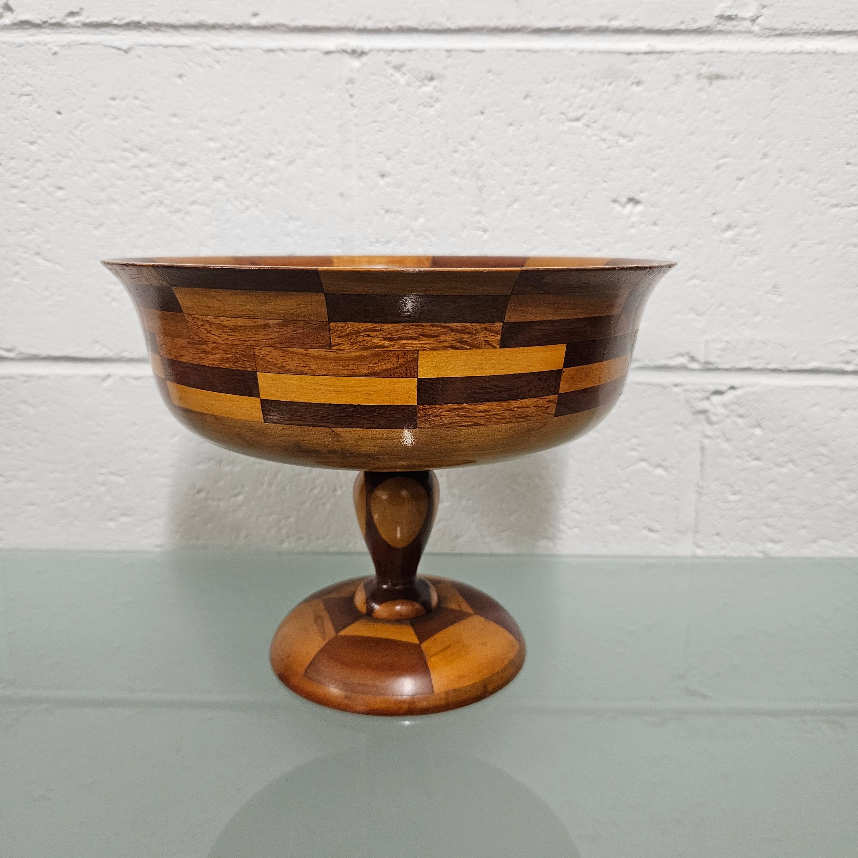 Vintage Nut/Fruit Inlaid Wooden Bowl | Antique & Vintage | Moonee Ponds Antiques | Australia Wide Delivery