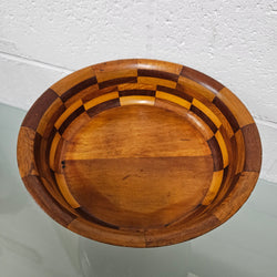 Vintage Nut/Fruit Inlaid Wooden Bowl | Antique & Vintage | Moonee Ponds Antiques | Australia Wide Delivery