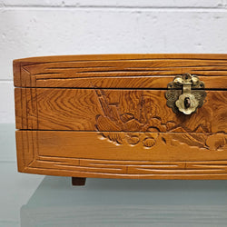 Vintage Carved Wooden Jewellery Box | Antique & Vintage | Moonee Ponds Antiques | Australia Wide Delivery