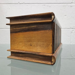 Antique Walnut Inlaid & Hand Painted Jewellery Box with Secret Access. | Antique & Vintage | Moonee Ponds Antiques | Australia Wide Delivery