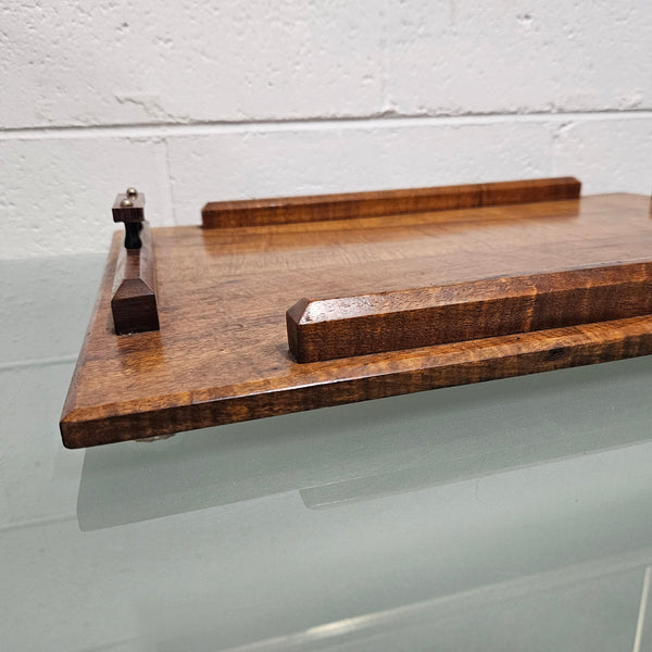 Art Deco Period Australian Fiddleback Blackwood Tray.  In good original condition. Please see photos as they form part of the description. 