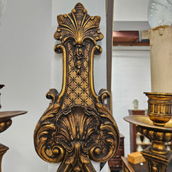 Louis XV Style Antique Bronze Wall Sconces Lights | Antique & Vintage | Moonee Ponds Antiques | Australia Wide Delivery