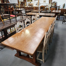 Rare 19th Century French Mahogany 3.1 m Farmhouse Table | Antique & Vintage | Moonee Ponds Antiques | Australia Wide Delivery