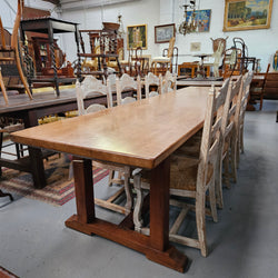 Rare 19th Century French Mahogany 3.1 m Farmhouse Table | Antique & Vintage | Moonee Ponds Antiques | Australia Wide Delivery