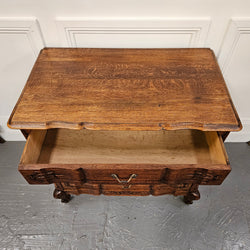 Lovely Provincial Oak Chest Of Four Drawers | Antique & Vintage | Moonee Ponds Antiques | Australia Wide Delivery