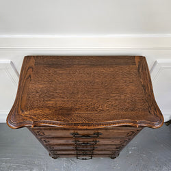 French Provincial Five Drawer Oak Chest Of Drawers | Antique & Vintage | Moonee Ponds Antiques | Australia Wide Delivery