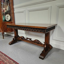 Stunning French Neo-Gothic Style Oak Coffee Table | Antique & Vintage | Moonee Ponds Antiques | Australia Wide Delivery