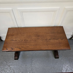 Stunning French Neo-Gothic Style Oak Coffee Table | Antique & Vintage | Moonee Ponds Antiques | Australia Wide Delivery