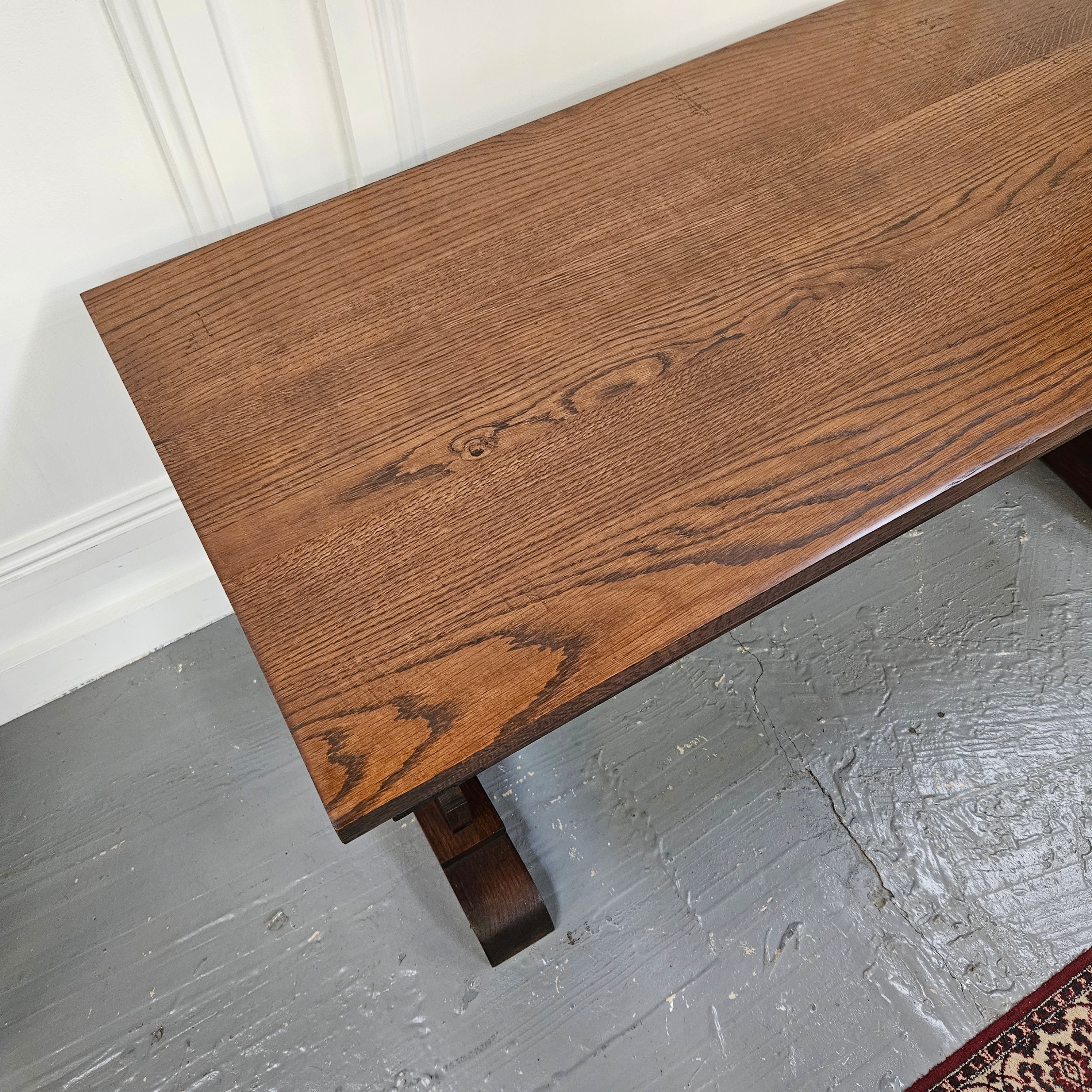 Stunning French Neo-Gothic Style Oak Coffee Table | Antique & Vintage | Moonee Ponds Antiques | Australia Wide Delivery