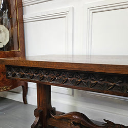 Stunning French Neo-Gothic Style Oak Coffee Table | Antique & Vintage | Moonee Ponds Antiques | Australia Wide Delivery