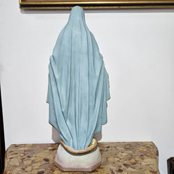 Handpainted & Gilded Plaster Statue of Our Lady by Mattei Bros & Co. | Antique & Vintage | Moonee Ponds Antiques | Australia Wide Delivery