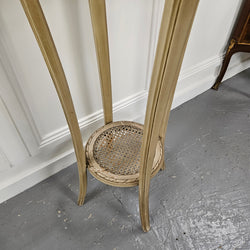French Antique Hand-Painted Inset Marble Top Pedestal | Antique & Vintage | Moonee Ponds Antiques | Australia Wide Delivery