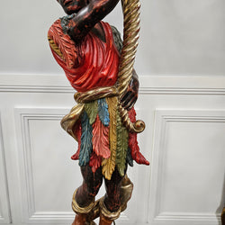 Sourced From France A Five Light Blackamoor Floor Lamp | Antique & Vintage | Moonee Ponds Antiques | Australia Wide Delivery